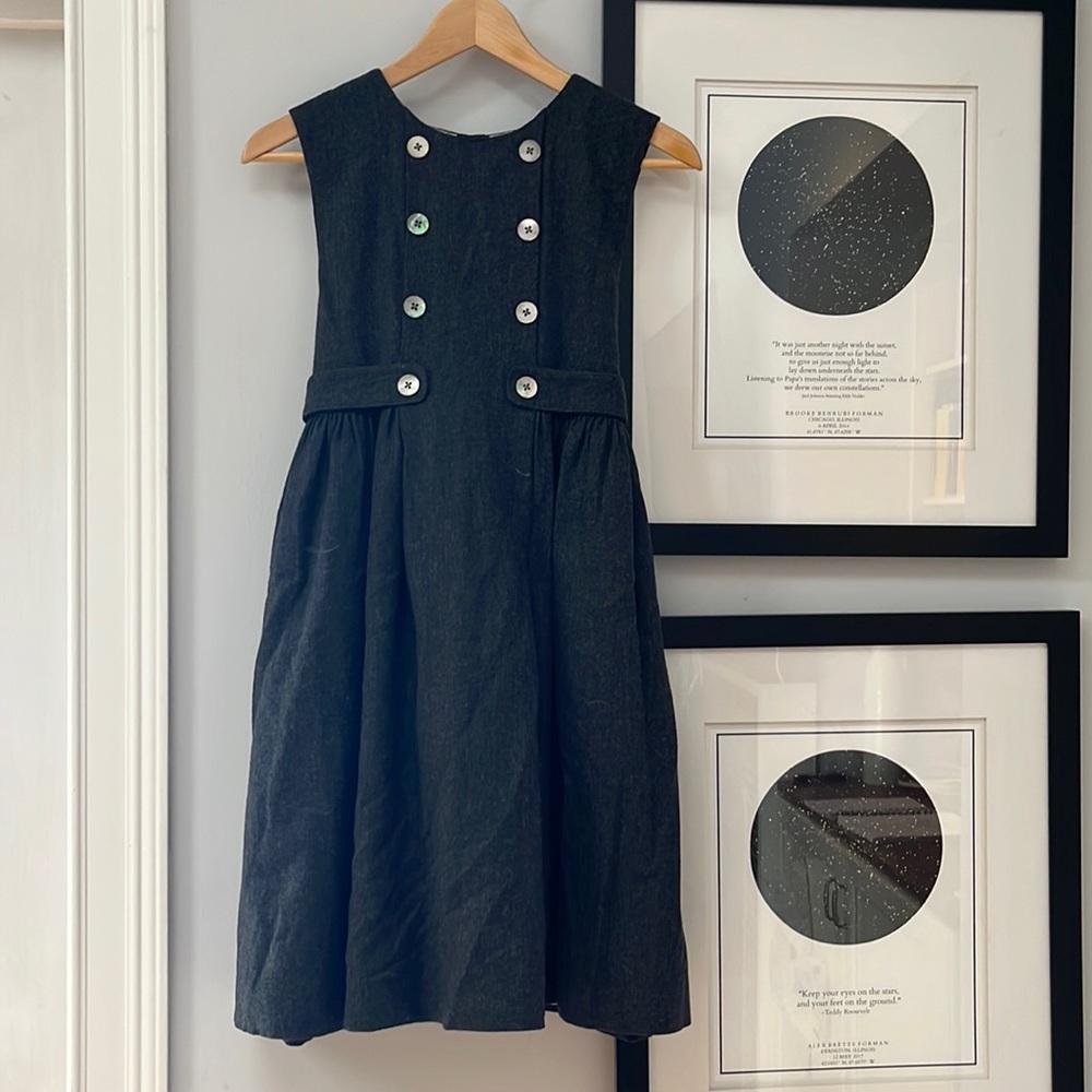 Anthea Moore Ede Girls Wool Dress Vintage (?)